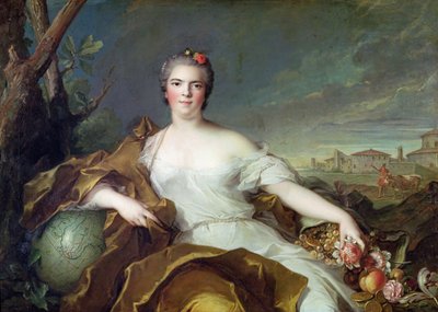 Louise-Elisabeth de France, as the Element of Earth by Jean Marc Nattier